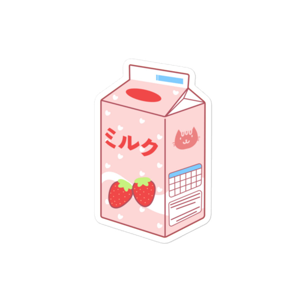 Strawberry Milk Sticker